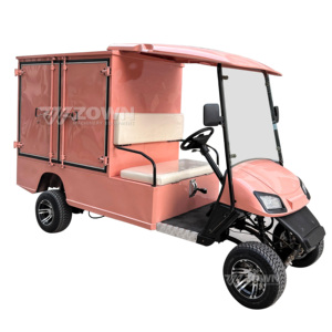 Voiturette de golf électrique stable avec siège rabattable pour le transport des visiteurs dans les zones touristiques - Product Image 6