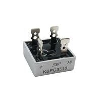 Rectificador de Puente KBPC3510 35A/1000V de 4 Pines, Montaje Pasante, 2 Unidades Nuevas de Fábrica, Embalaje Plano DIP-4 Original