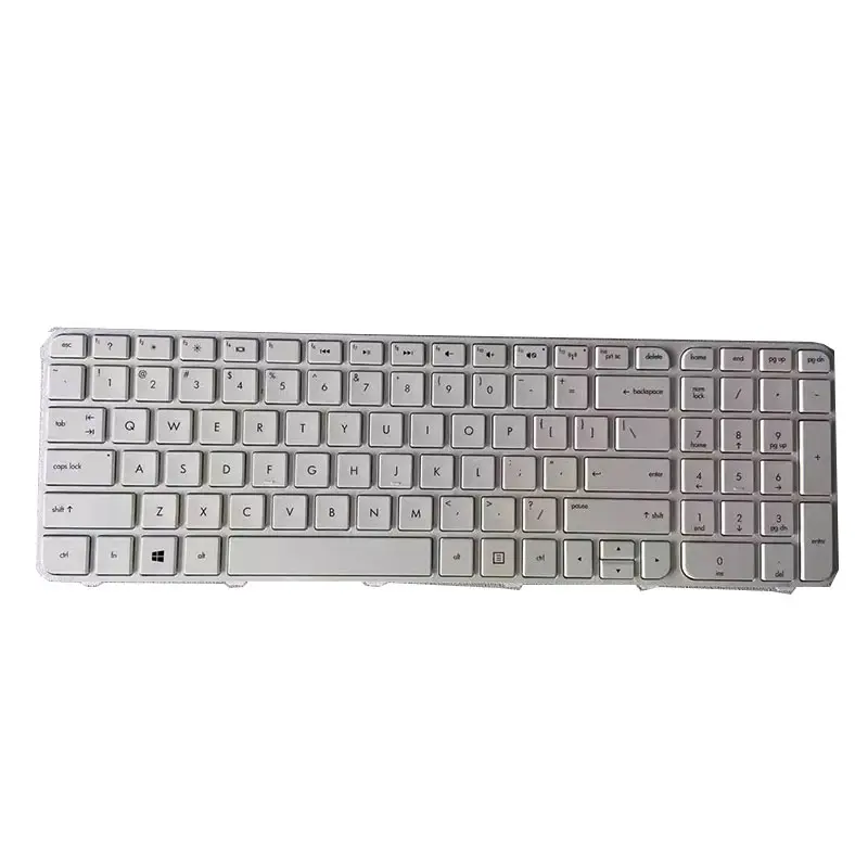 מקלדת פריסה חדשה לבנה בארה""ב עבור HP Pavilion g6-2000 699498-001