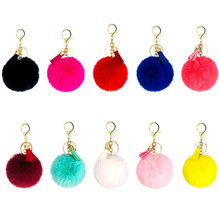 Nuevo Llavero Colgante 2026 con Borla de Pelo Sintético de Conejo Rex, Hecho a Mano, Adorno Creativo para Bolsos de Mujer - Product Image 2