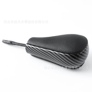 Pomo de Palanca de Cambios de Cuero para Auto, Electrochapado en Negro Mate, Ergonómico, para BMW E81 E82 E87 E90 E91 E92 E93 E36 E38 E39 E46 Z4 - Product Image 3