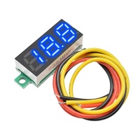 0.28 Inci DC 0-100 Volt Voltmeter Dioda Pemancar Cahaya Digital Voltmeter Penguji Tegangan Detektor untuk Catu Daya Mobil Sepeda Motor