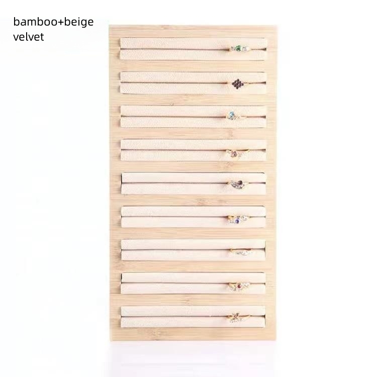 Bamboo+ Beige suede
