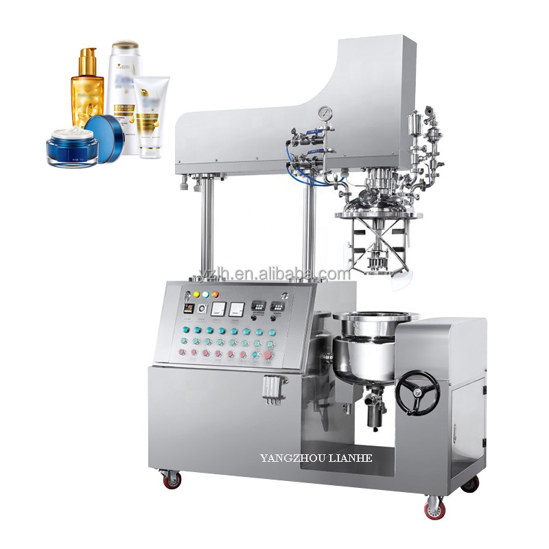 Автоматический Вакуумный гомогенизирующий смеситель, смеситель зубной пасты, машина для изготовления крема для лица, лосьона для тела, эмульгирующий