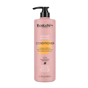 Ecolchi OEM ODM Hair Repair Conditioner 1000mL Organic Collagen Leave in Hair Natur Shampoo and Conditioner