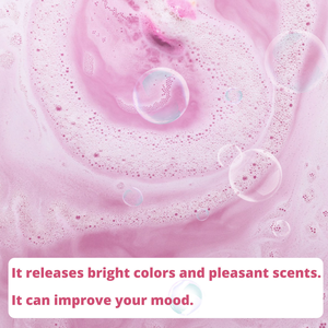 Bomba de Baño con Letras y Aceites Esenciales, Bombas de Baño Hidratantes para Piel Seca y Sensible, Libera Burbujas de Color y Aroma - Product Image 4