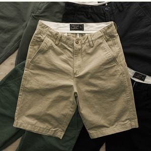 Pantalones Cortos Deportivos <span class=keywords><strong>Cargo</strong></span> para Hombre, de Algodón Jersey, Cintura Elástica, Estilo Vintage, Personalizados al por Mayor FLN - Product Image 4