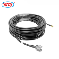 Usine directement 1 mètre N mâle à RP SMA mâle faible perte RG58 lmr195 lmr200 câble Coaxial personnalisable