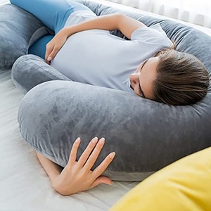 Almohada <span class=keywords><strong>de</strong></span> cuña <span class=keywords><strong>de</strong></span> <span class=keywords><strong>embarazo</strong></span> <span class=keywords><strong>de</strong></span> muestra gratis almohada <span class=keywords><strong>de</strong></span> lactancia <span class=keywords><strong>de</strong></span> cuerpo completo en forma <span class=keywords><strong>de</strong></span> C para embarazadas Maternidad - Product Image 2
