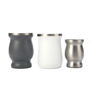Taza de Yerba de 8oz, taza de Mate de doble pared con pajita, juego de Yerba Mate de acero inoxidable con Bombilla Yerba Mate - Product Image 4