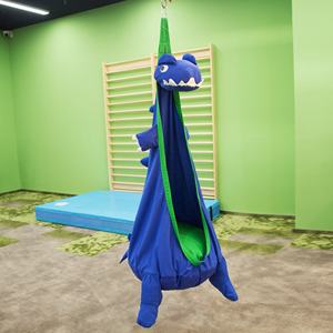 संवेदी बच्चों फली स्विंग कुर्सी बच्चों इनडोर चिकित्सा स्विंग के साथ मदद करता आत्मकेंद्रित, चिंता - Product Image 2