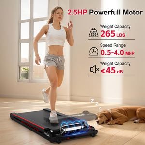 Tapis de marche sous le bureau, tapis de course électrique avec moteur silencieux pour équipement d'exercice à domicile - Product Image 6