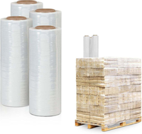 Rouleaux géants de film étirable en PP souple de qualité industrielle, étanches et anti-fuites, pour l'expédition industrielle