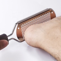 Dissolvant de callosités de pied de pédicure d'acier inoxydable d'or avec la lame remplaçable