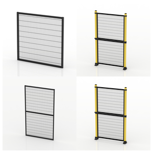 Recinzione di Sicurezza Modulare BRIO per Macchinari Industriali, in Metallo Durevole ed Ecologico, Facilmente Assemblabile, Rete Metallica per Officine e Magazzini - Product Image 3