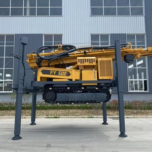 Perforadora Móvil con Ruedas DTH para Pozos de Agua 180m a 1000m Equipo Hidráulico Completo Alta Eficiencia Máquina Perforadora - Product Image 1