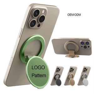 Оригинальный двухсторонний магнитный держатель для телефона из алюминиевого сплава, держатель для пальца, подставка для телефона, аксессуар для мобильного телефона - Product Image 1