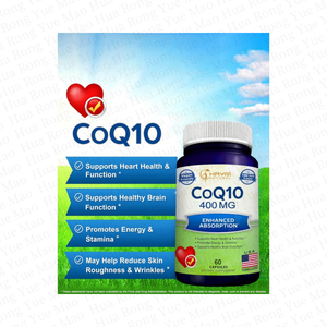 โคเอนไซม์ Q10แบบแคปซูลวิตามินแบบแคปซูลอาหารเสริมแบบเม็ด Q10ช่วยในการดูดซึมสูง - Product Image 4