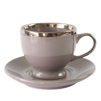 Tasse à café en porcelaine de chine, 500 ml, réutilisable, turque, tasse à café et soucoupe, service à thé avec poignée, vente en gros