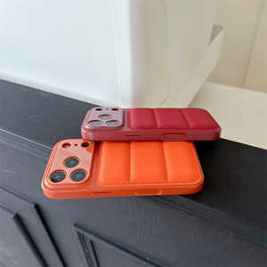 เคสโทรศัพท์ iPhone16 17 18 promax รุ่นแฟชั่นสไตล์แจ็คเก็ตดาวน์  TPU+PC  แบบเรียบ ป้องกันการตกกระแทก - Product Image 2