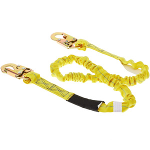 ANT5PPE tali pengaman kerja elastis, tali Lanyard dapat disesuaikan dengan kait tunggal SND81 perlindungan jatuh sabuk pengaman - Product Image 3