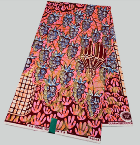 2026 Yeni Baskı Kumaş Yüksek Kalite Gerçek Balmumu Garantili Afrika Kumaşı Hollanda Pagne Elbise %100 Pamuk 6 Yard - Product Image 3