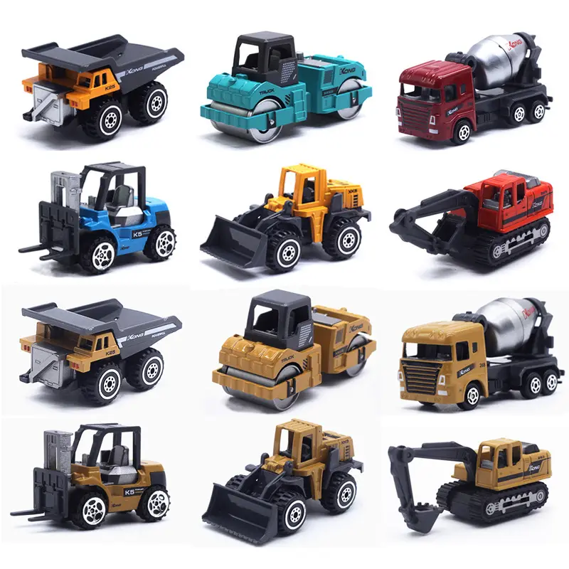 Hotweels Metal Alloy Diecast Cars Toys Mini Pull Back Metal Diecast Toys Vehicle Set 1/64 Educational Diecast Toys Car For Kids