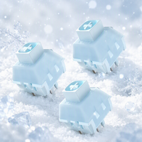 Original pour BOX Winter Switch Master Series Tactile 52gf IP56 Étanche 3 broches Pré-lubrifié 100 millions d'activations Clavier de style MX