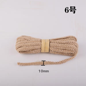 4mm×10m 工場卸売 カスタムジュートウェビング 各種カラー 麻ギフトリボン 猫タワー ホームデコレーション用 - Product Image 5