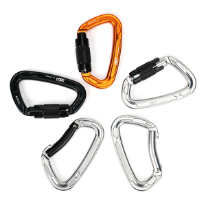 Mosquetón de bloqueo automático de 24kN para escalada en rappel y <span class=keywords><strong>hamaca</strong></span> Bloqueo de seguridad para acampar para rescates y aventuras al aire libre - Product Image 3