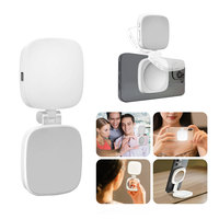 Lumière LED Selfie Portable F-662 Ajustable pour Maquillage Extérieur, YouTube, Photographie de Studio, Éclairage de Poche Magnétique