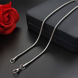 Collana di urna a forma di cuore per sempre nel mio cuore ciondolo a catena di serpente ricordo cenere commemorativa - Product Image 6