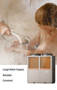 Pompe à chaleur professionnelle haute température 100°C pour eau chaude, chauffage solaire/électrique, usage extérieur hôtelier, avec support français et Wi-Fi intelligent - Product Image 3