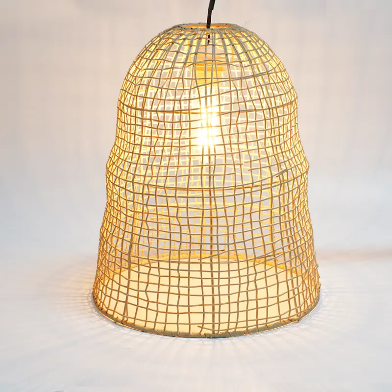 Best Selling Plastic Rotan Rieten Lamp Cover Chinese Stijl Thee Huis Opknoping Lamp