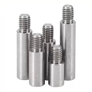 Tige de tirage sans tête à vis simple avec tige filetée allongée et vis de réglage dentée, tiges de soudage en acier inoxydable - Product Image 3