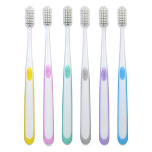 Brosse à dents personnalisable à tête petite, poils souples en nylon, usage domestique adulte SF1286 - Product Image 1