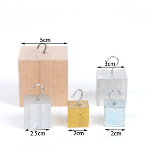 Grupo de cubos, cobre, hierro, aluminio, madera, misma masa; grupo de cilindros, grupo de cuboides con gancho; nuevo estándar curricular - Product Image 2