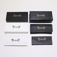Finewell Emballage Personnalisé Boîte en Carton pour Lunettes de Marque de Luxe Étui à Lunettes de Soleil Ensemble avec Pochette en Tissu pour Lunettes Vente en Gros