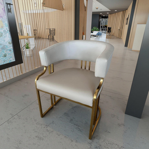 등받이 호텔 및 사무실 인체 공학적 의자 고객 의자가있는 사용자 정의 색상 PU 가죽 게스트 의자 - Product Image 4