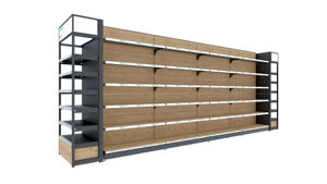 Étagères de supermarché réglables en hauteur personnalisables, rayonnage métallique flexible à niveaux pour différentes tailles de produits en magasin de détail - Product Image 6