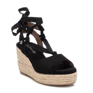 Sandalias de Plataforma con Cuña para Mujer, Modelo 170771, Color Negro, Estilo Espadrille - Product Image 2
