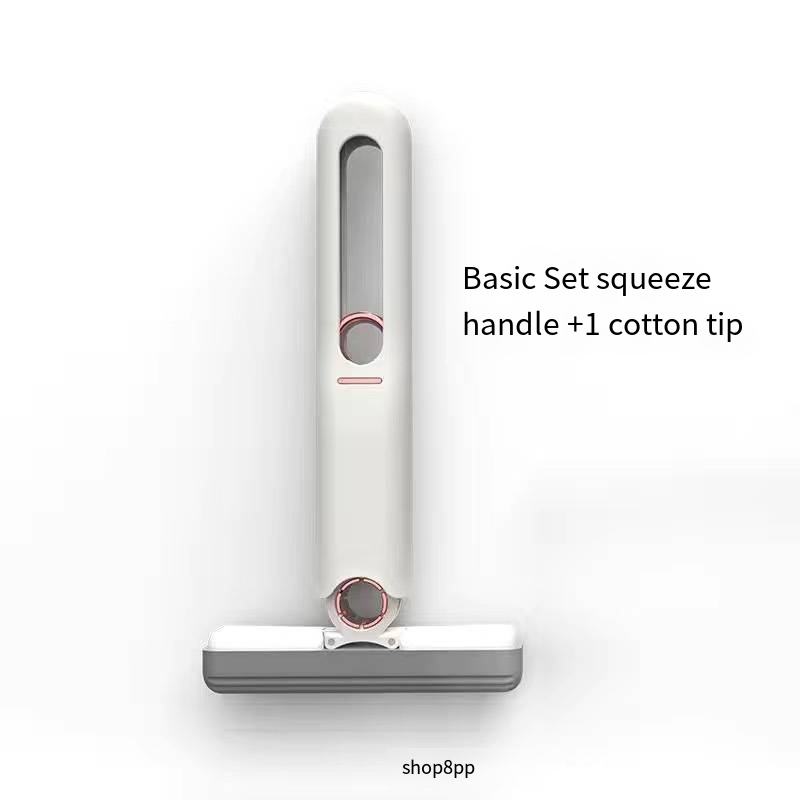 1 tête de coton + poignée de compression d'eau