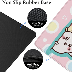 C-Chiikawa Alfombrilla <span class=keywords><strong>de</strong></span> ratón grande Gaming Pc Gabinete Juegos Mousepad Anime Gamer Teclado Escritorio Mat Escritorios Alfombrillas Anime Derivado - Product Image 2