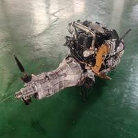 Ensemble moteur diesel d'occasion 4JB1 4JB1T avec turbo et boîte de vitesses en acier pour camion, bonne qualité