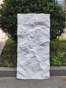 Không thấm nước ngăn xếp gờ PU đá trắng hiện đại mềm nhân tạo giả đá thay thế Bảng điều khiển tường gạch thân thiện với môi bền - Product Image 4