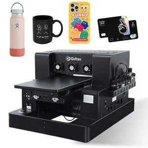 Giftec factory wholesale hot sale new business ideas digital a3 uv printer glass cup golf ball logo mug uv dtf printing machine