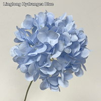 HGA Hydrangeas roses artificiels de haute qualité en soie, vente en gros pour arrangements floraux de mariage, décoration, usine