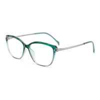 Monture TR90 Premium Fantaisie Légère Unisexe, Lunettes d'ordinateur pour Adulte à Monture Complète, Forme Carrée Diamantée, Branches Transparentes en CP