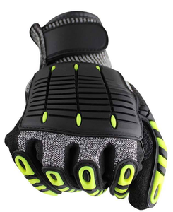 Industrial Sandy Nitrilo Recubierto HPPE Nylon Spandex Tejido Anti Corte Nivel 5 Seguridad Trabajo Anti Impacto Guantes para hombres de trabajo - Product Image 3