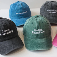 Gorras Deportivas Personalizadas con Logotipo Bordado, Unisex, de Algodón Vintage Lavado, Estilo Desgastado, Gorra de Béisbol Ajustable